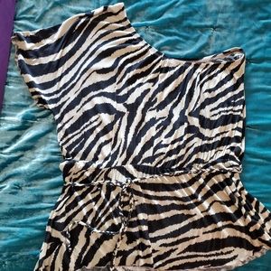 Hot one sleeve animal print!